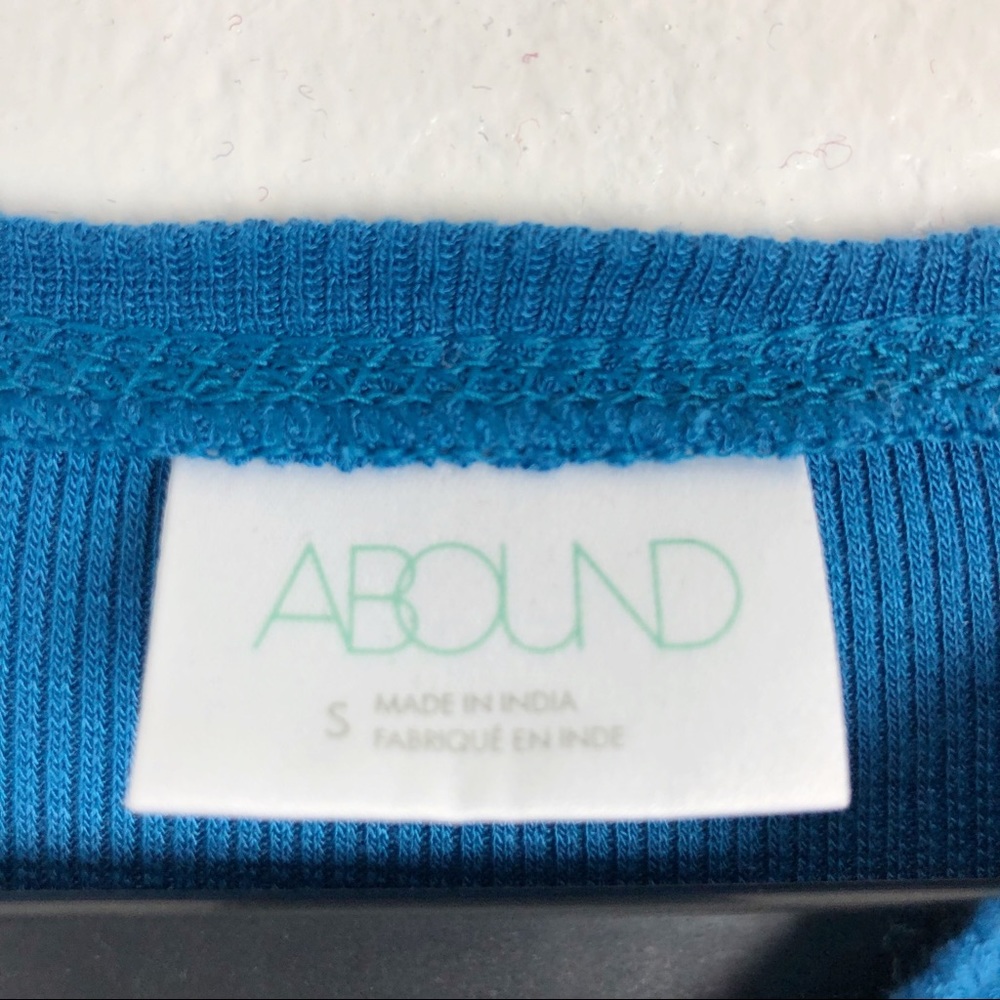Abound From Nordstrom Long Sleeve Top Size S Blue - Picture 5 of 6